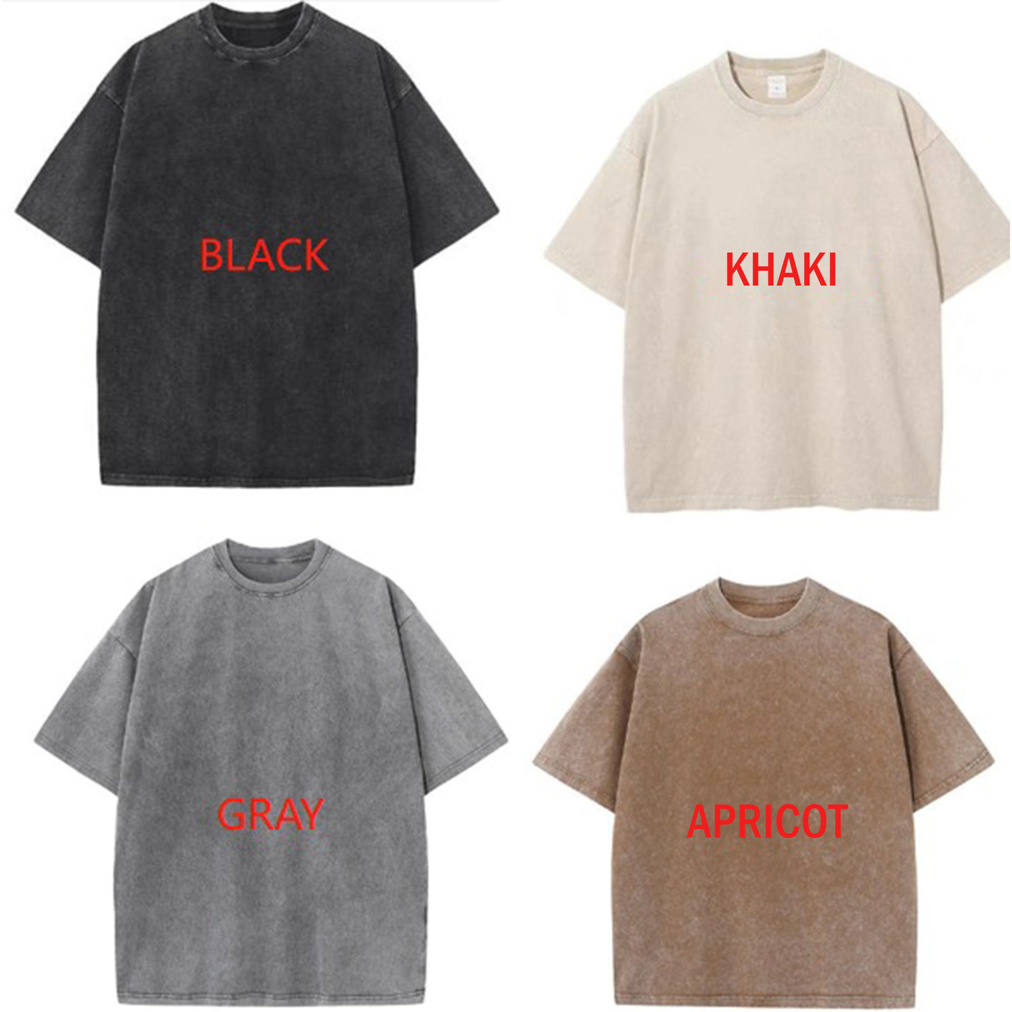 US Classic Wash T-Shirt 2D - (DTG)