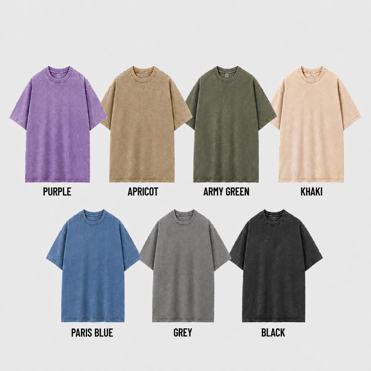 US Grinting Wash T-Shirt (Oversized Tee) - (DTG)