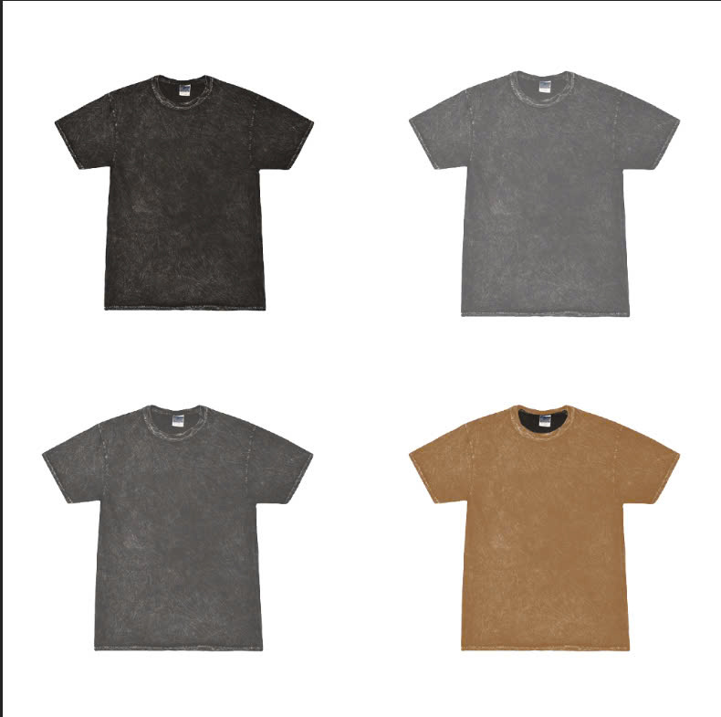 VN Embroidered Mineral Wash T-Shirt