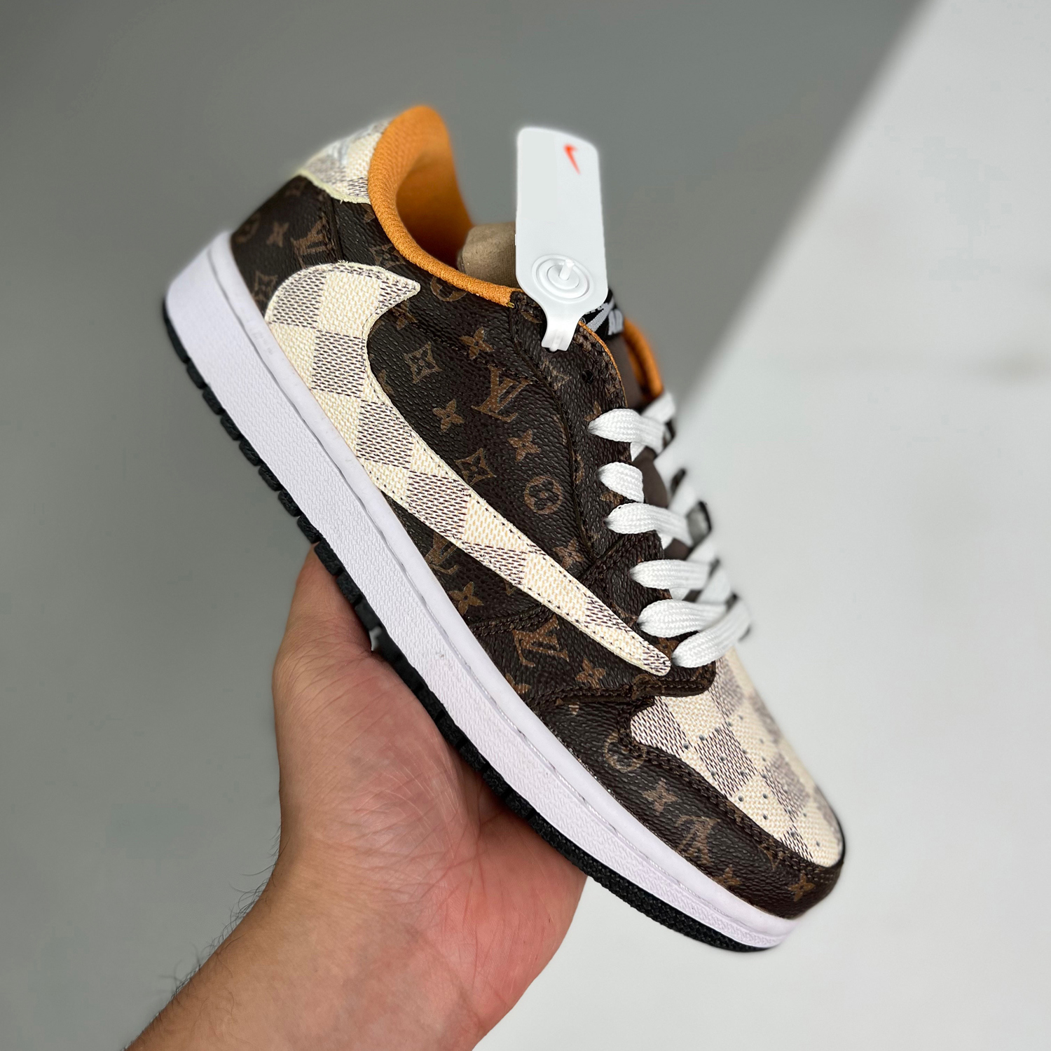 Louis vuitton x air jordan 1 low – 06dhlh12-203 – full size 36 – 45