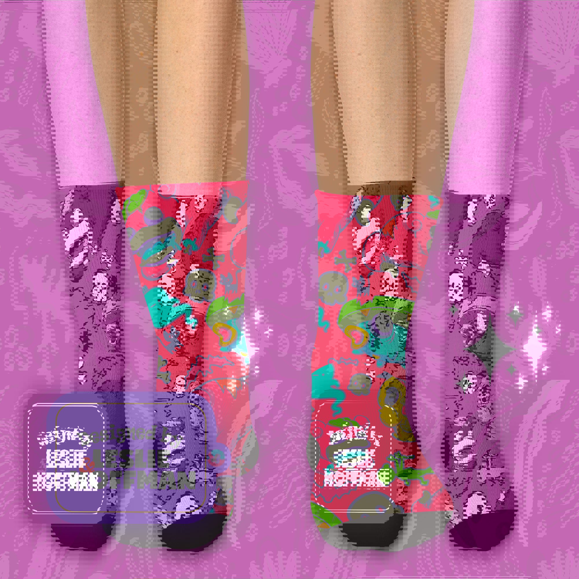Slowpoke Zombie Mad Cute Socks Water Pokemon Socks
