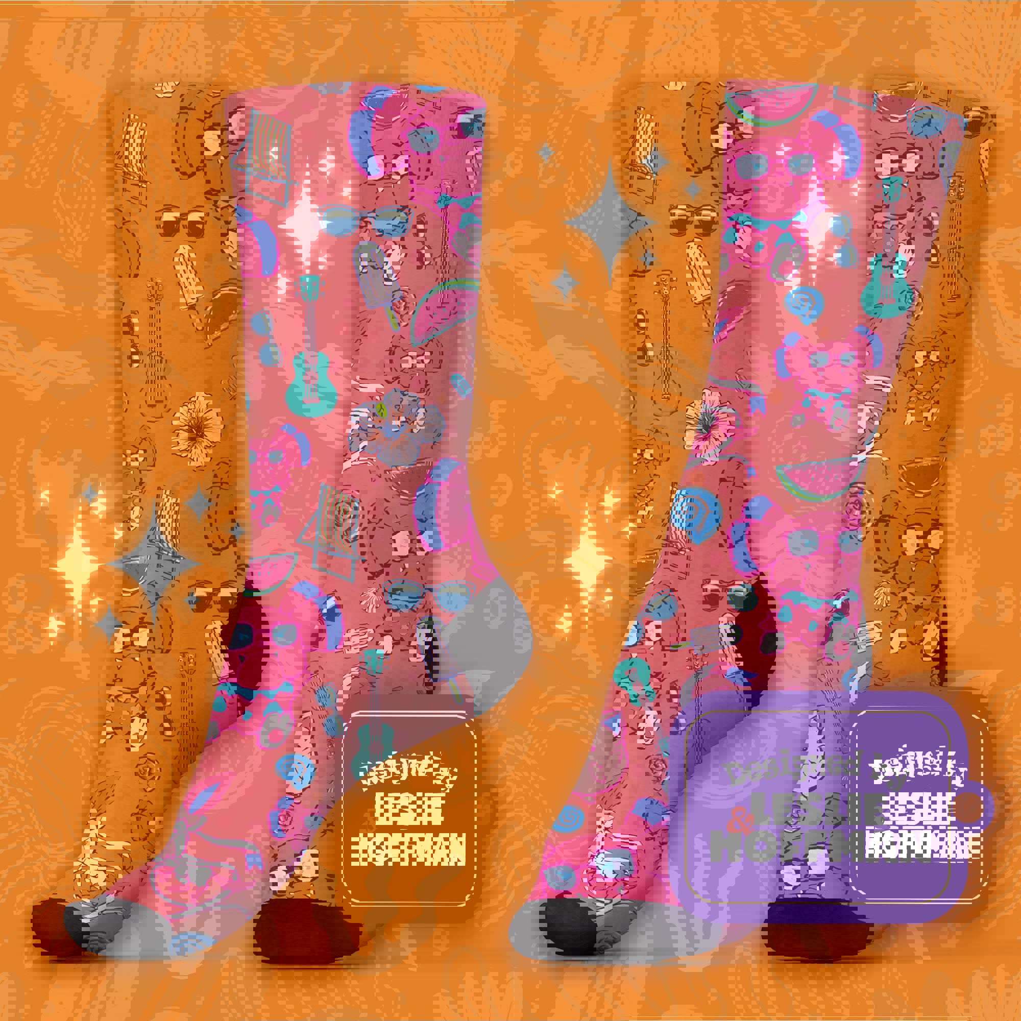 Snubbull Summer Fairy Pokemon Socks