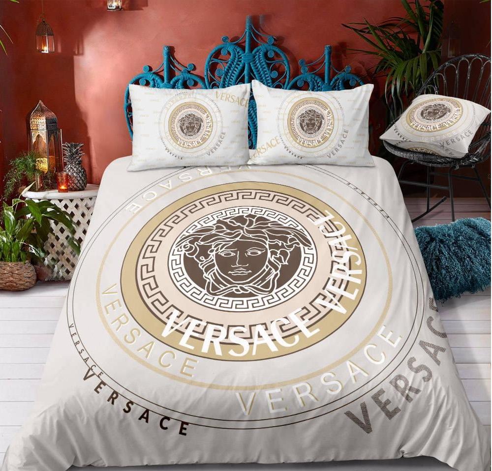 Gianni versace medusa luxury brand highend bedding set duvet cover hot