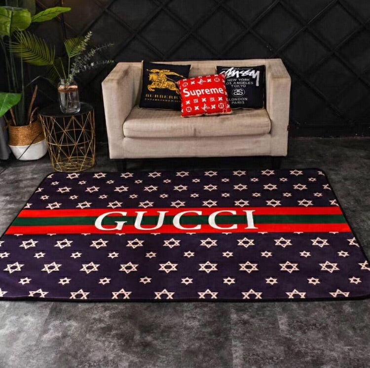 Gucci luxury area rug for living room hot 2023 bedroom carpet home decor mat