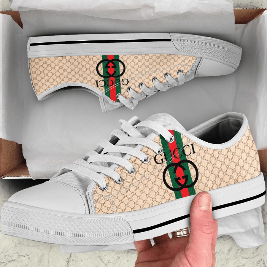 Gucci white low top canvas shoes sneakers hot best for men women hot 2023