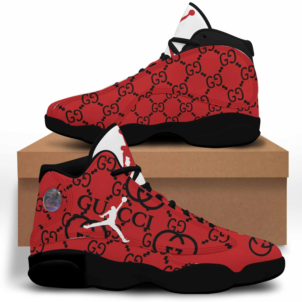 Gucci red air jordan 13 sneakers shoes hot gifts for men women hot 2023