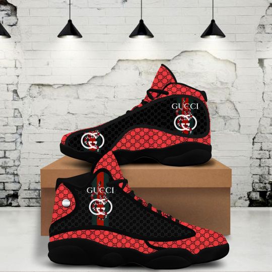 Gucci red snake air jordan 13 sneakers shoes gifts for men women hot 2023