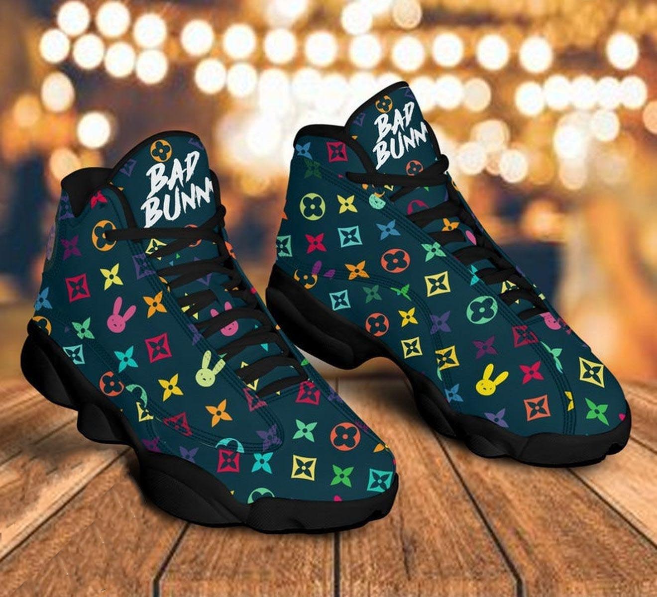 Louis vuitton bad bunny air jordan 13 sneakers shoes hot louis vuitton gifts for men women hot 2023