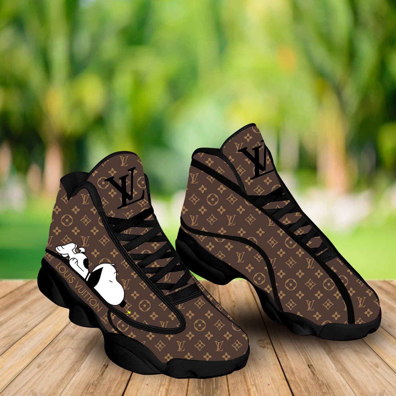 Louis vuitton air jordan 13 sneakers shoes snoopy gifts for men women hot 2023