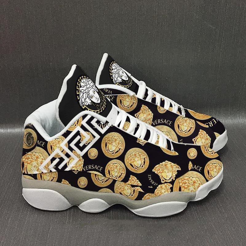 Luxury gianni versace black air jordan 13 sneakers sport shoes gianni versace gifts for men women hot 2023