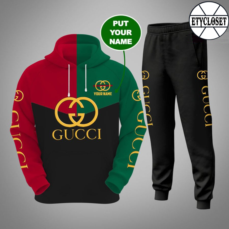 Personalized gucci hoodie sweatpants pants hot 2023 luxury brand clothing clothes outfit for men