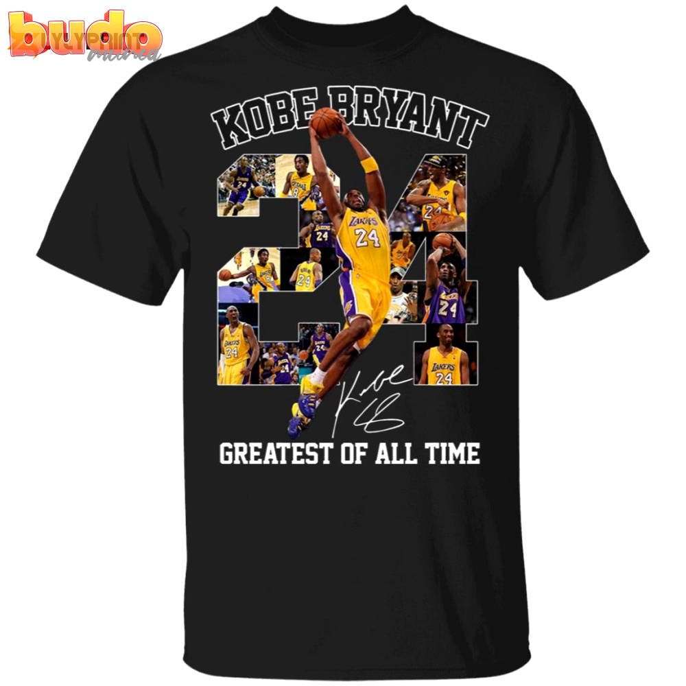 24 nba kobe bryant lakers greatest of all timelos angeles lakers signature t-shirt