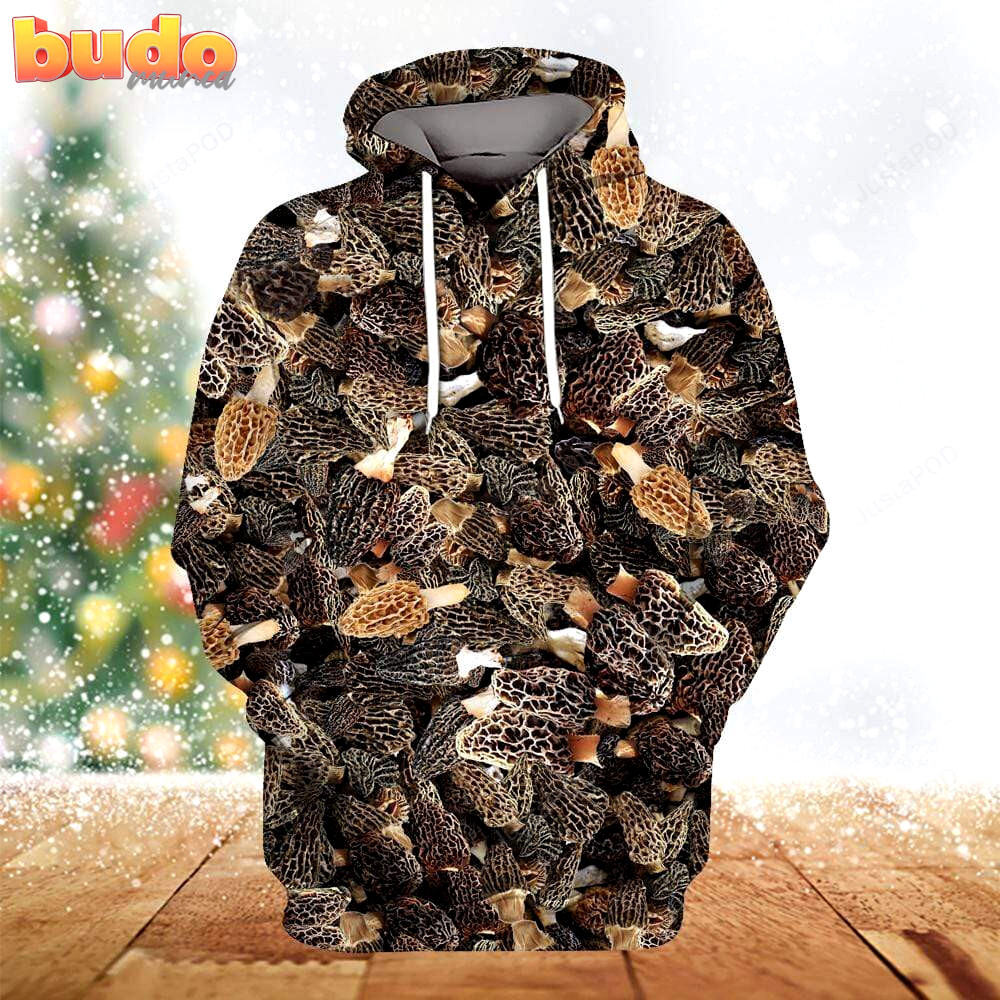 Amazing mushroom brown 3d all print hoodie, zip- up hoodie