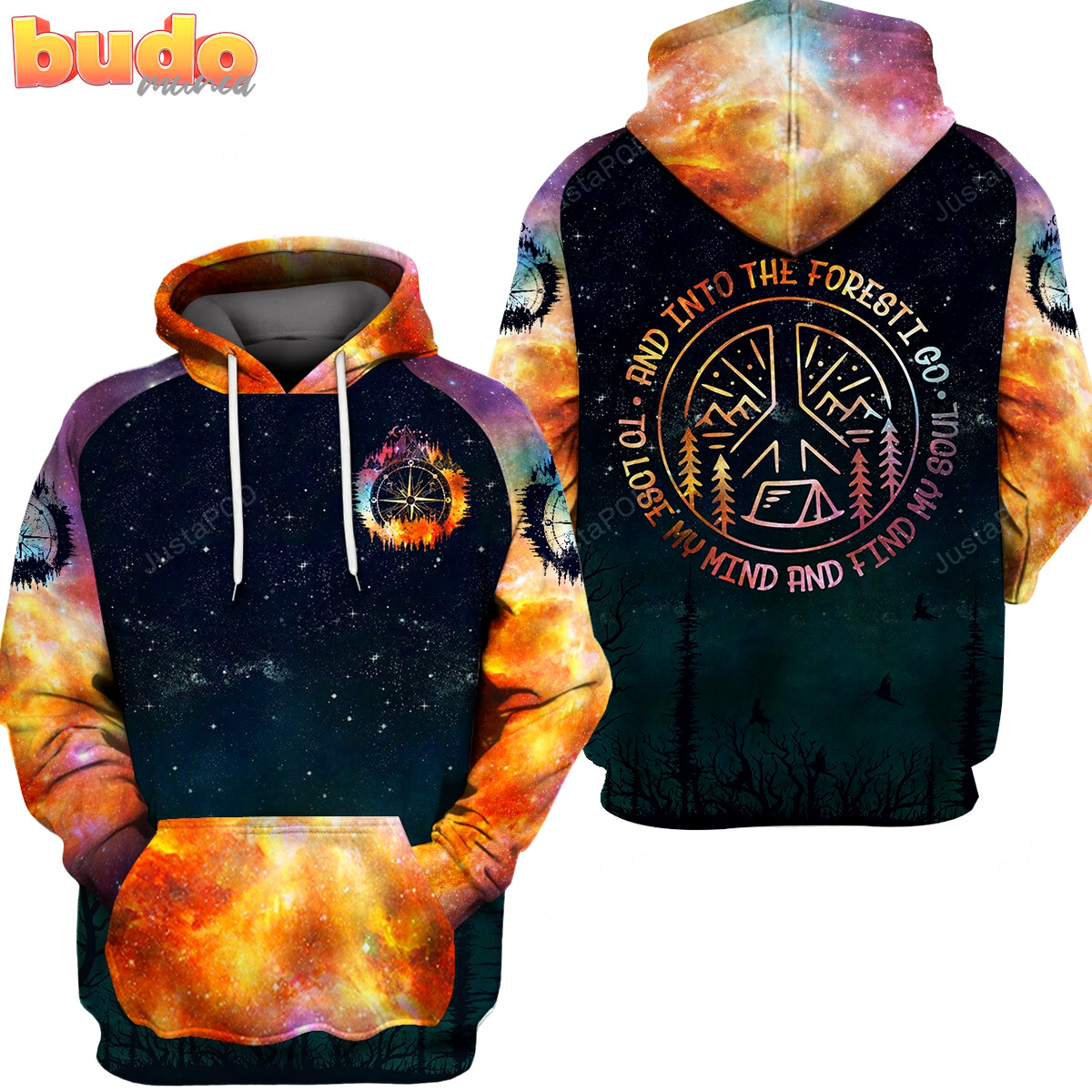 And into the foresti go 3d all print hoodie, zip- up hoodie