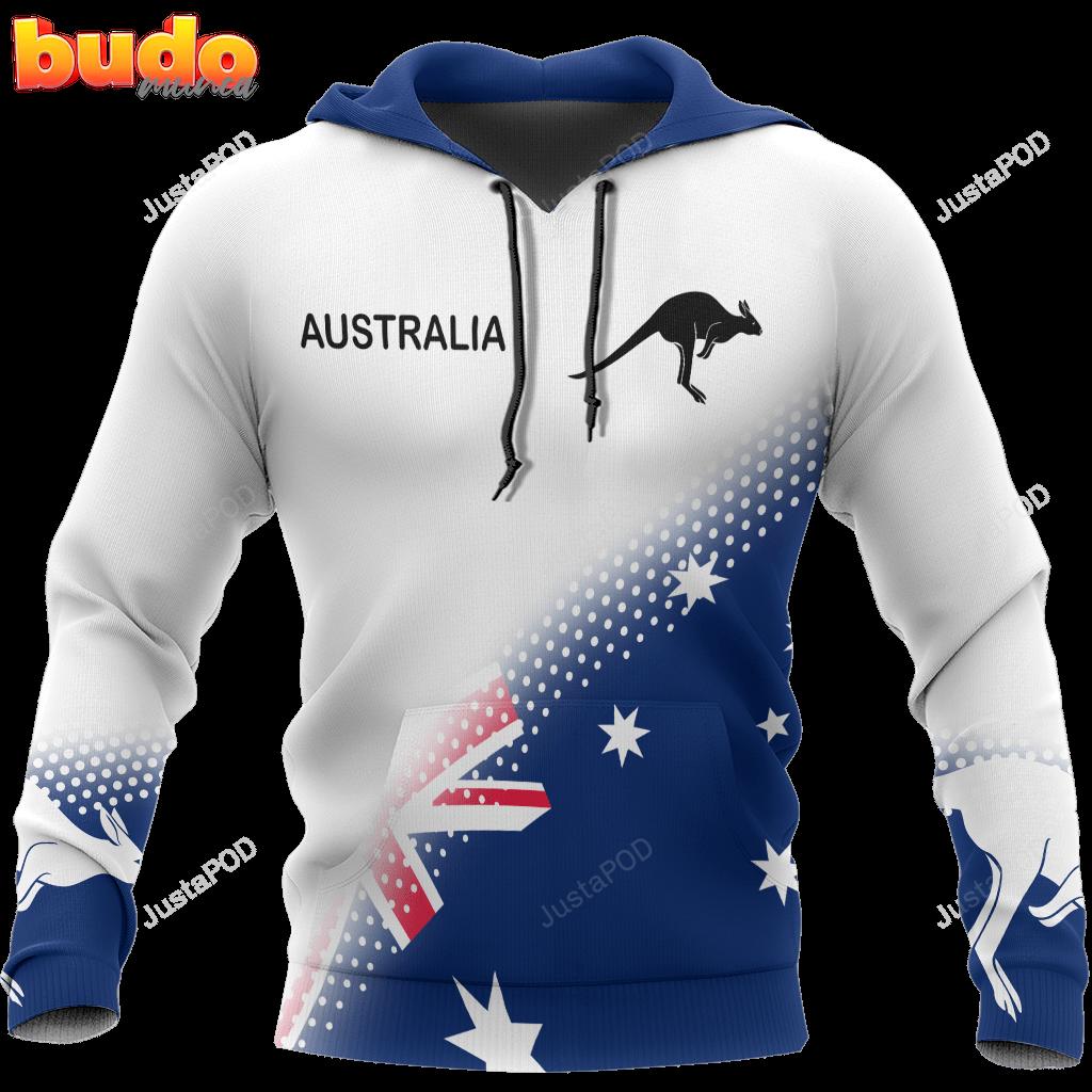 Australia flag dots 3d all print hoodie, zip- up hoodie