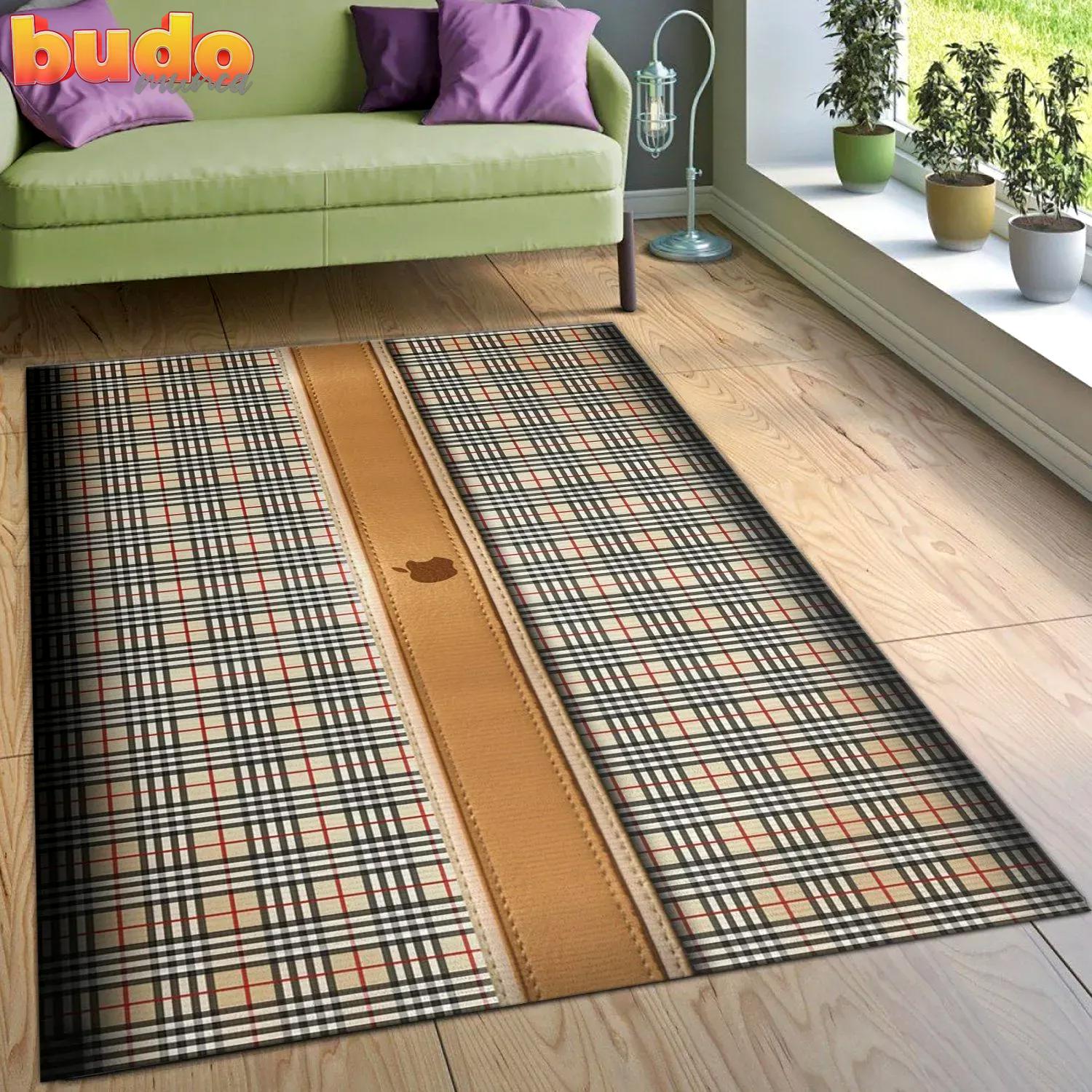 Burberry apple rug carpet home decor luxury brand special gift