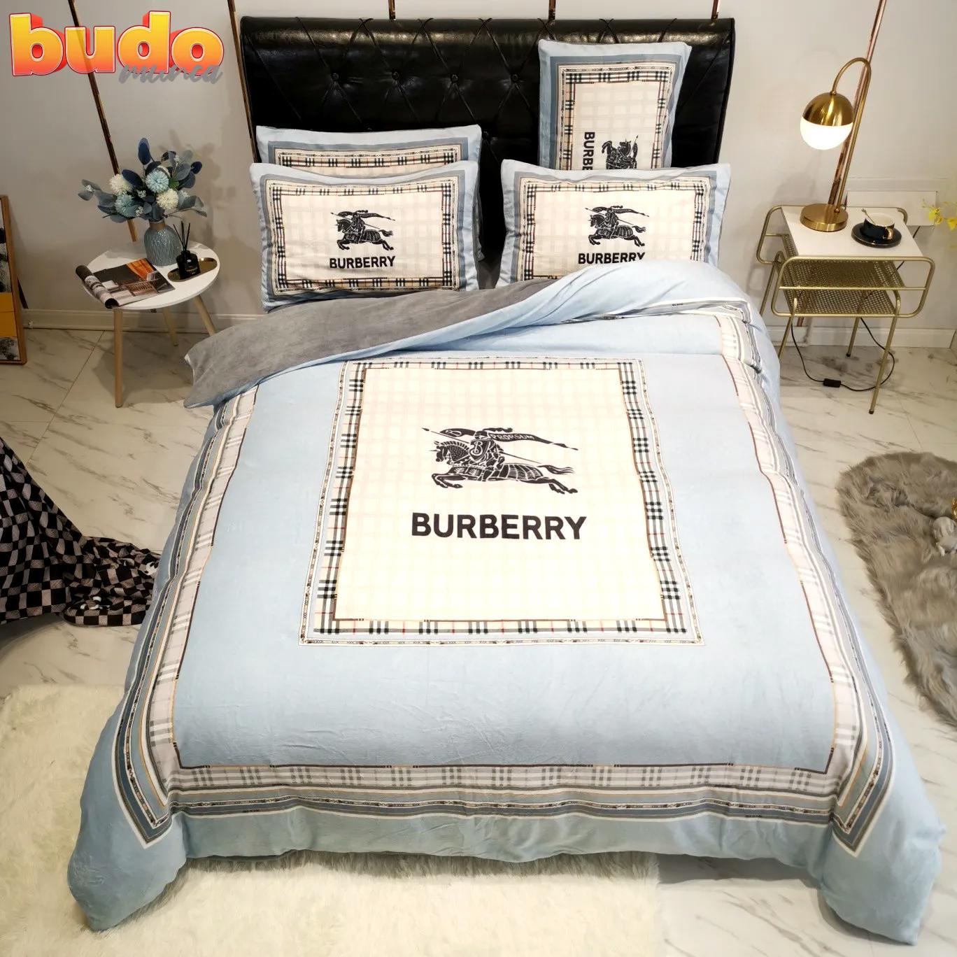 Burberry bedding set 3d printed bedding sets quilt sets duvet cover luxury brand bedding decor bedroom sets