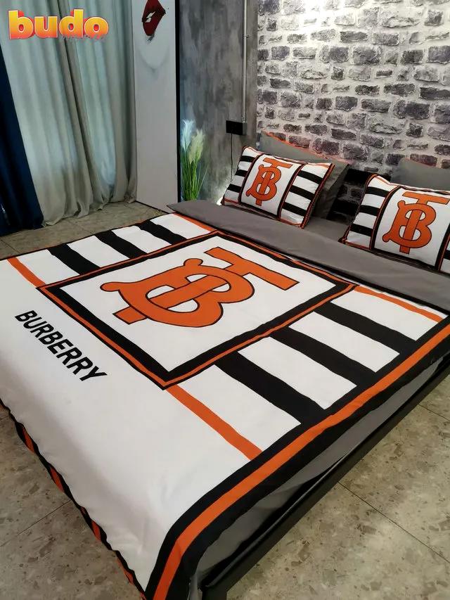 Burberry bedding set luxury fashion bedding sets quilt sets duvet cover luxury brand bedroom sets bedding