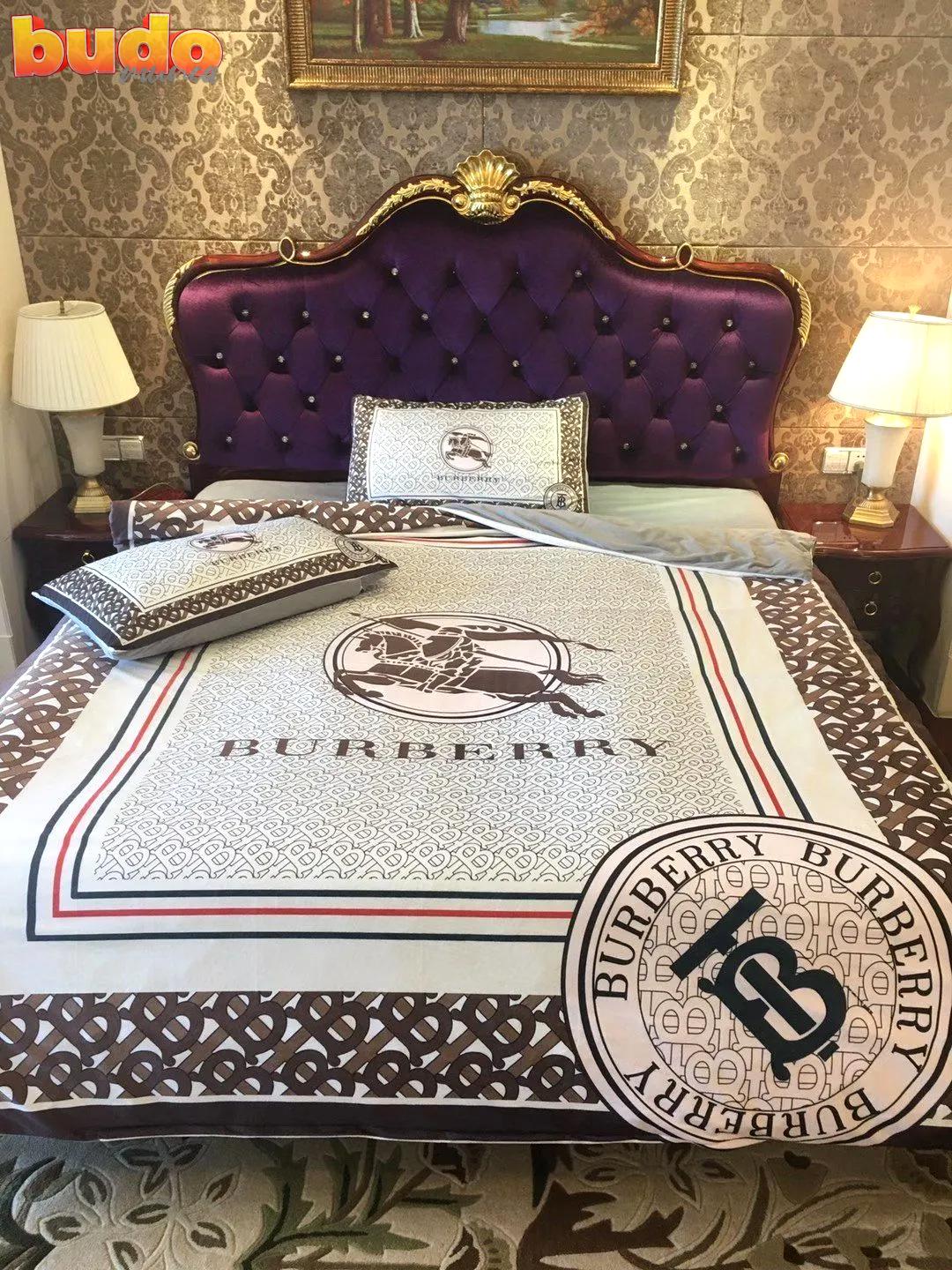 Burberry fashion london bedding set quilt sets duvet cover luxury brand bedding decor bedroom sets