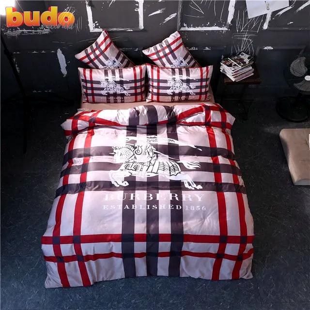 Burberry hot bedding luxury bedding sets quilt sets duvet cover luxury brand bedroom sets bedding