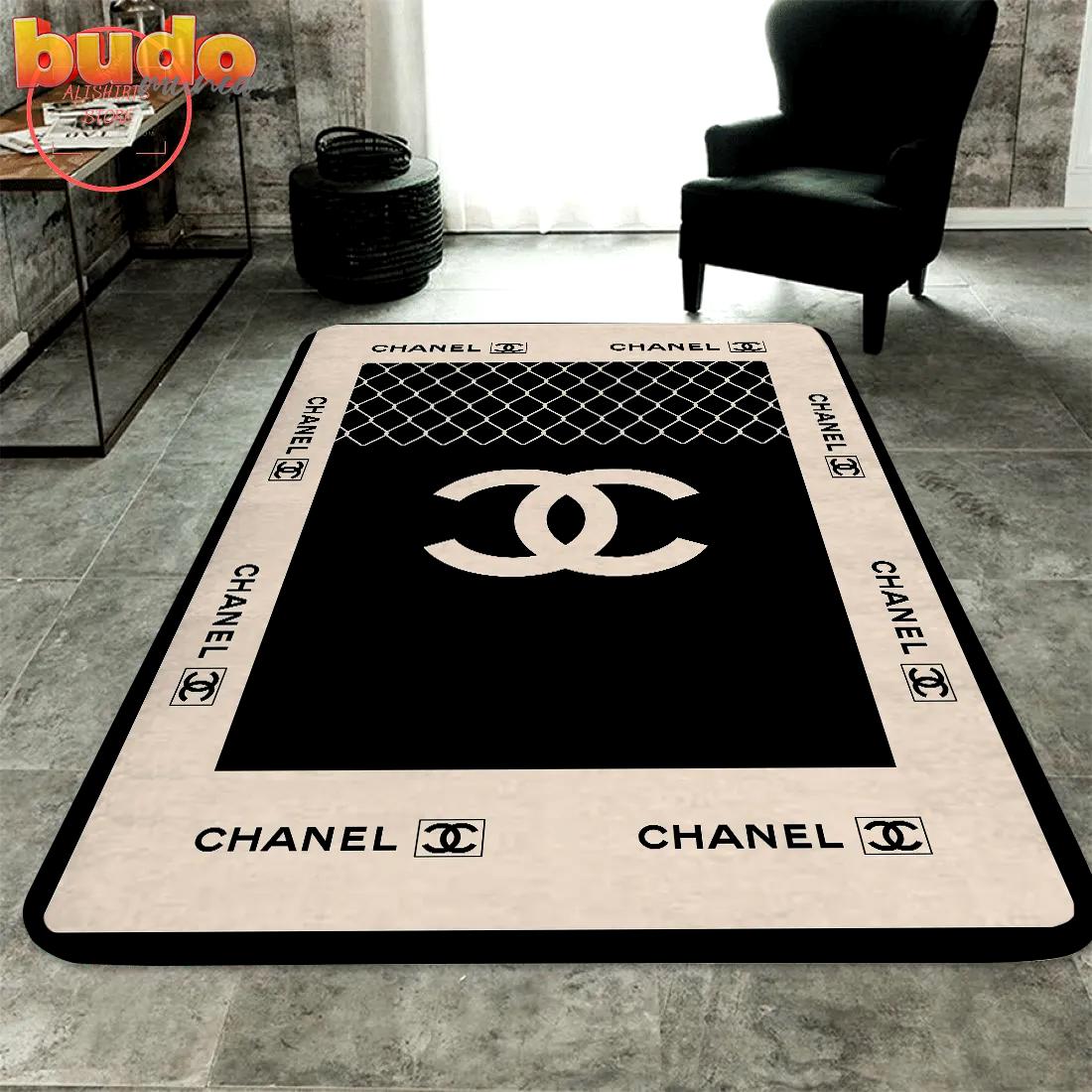 
                chanel luxury fashion luxury brand premium rug carpet home decor
            
