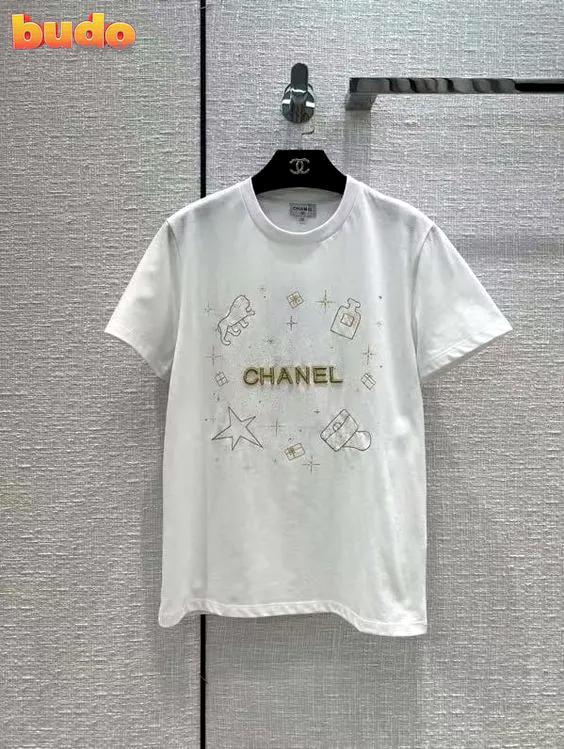 Chanel new white luxury brand premium unisex t-shirt outfit for men women