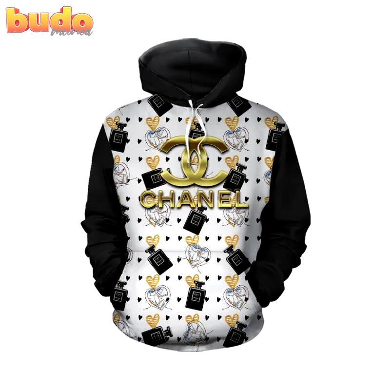 Chanel perfume unisex hoodie for men women luxury brand clothing clothes outfit