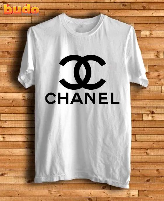 Chanel white luxury brand premium unisex t-shirt outfit for men women