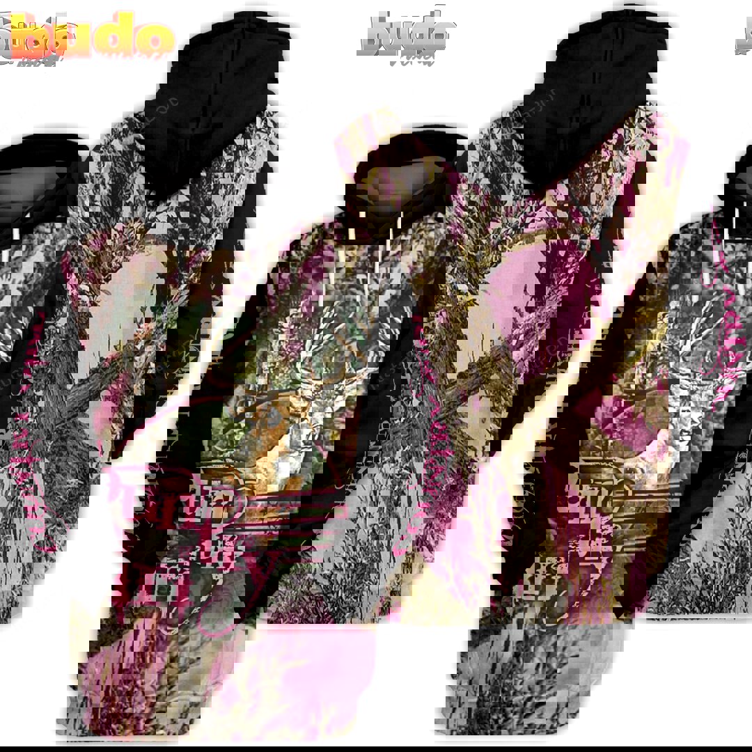 Country girl deer hunting 3d all print hoodie, zip- up hoodie