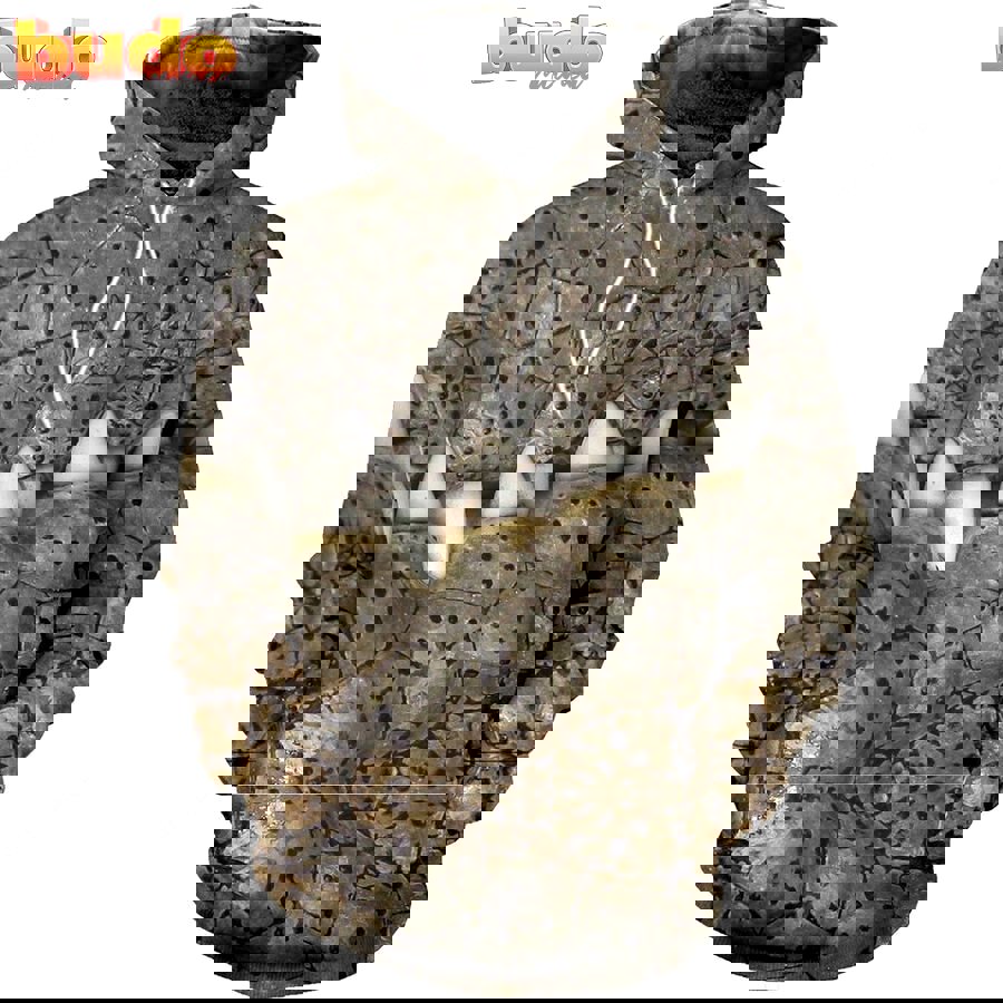 Crocodie 3d all over printed hoodie, zip- up hoodie