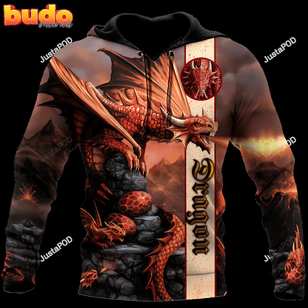 Dragon fire 3d all print hoodie, zip- up hoodie