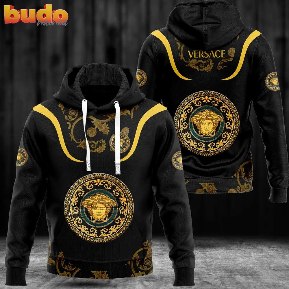 Gianni versace black hoodie luxury clothing clothes outfit for men