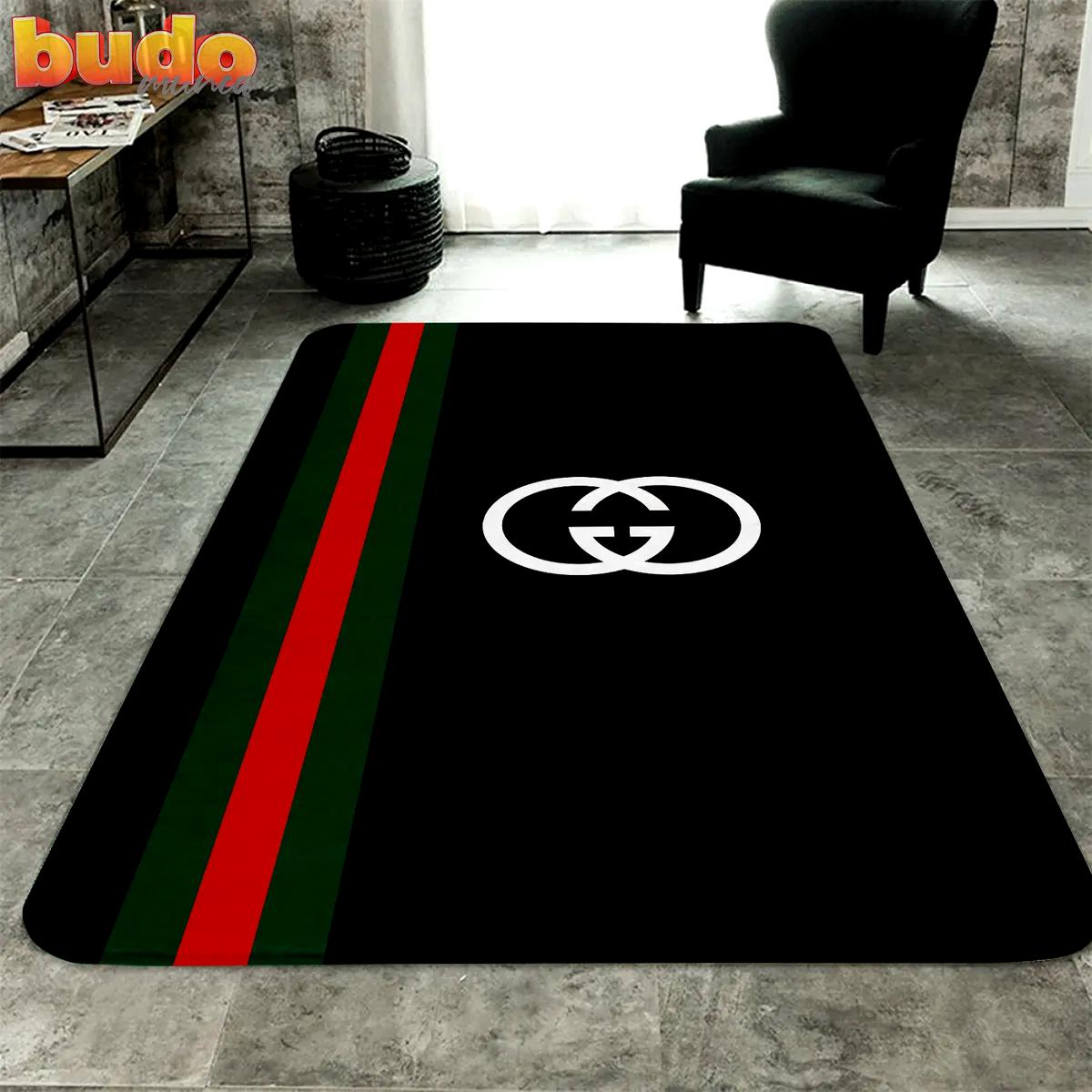 
                gucci black luxury fashion luxury brand premium rug carpet home decor
            