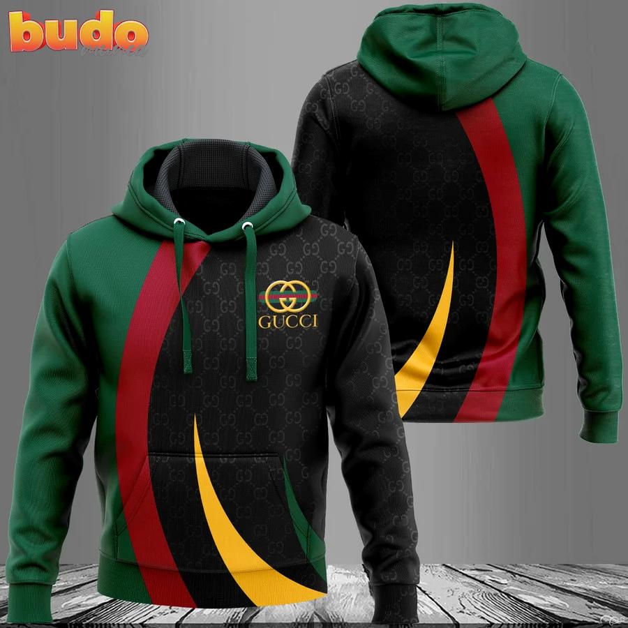Gucci dark green luxury brand premium hoodie for men women