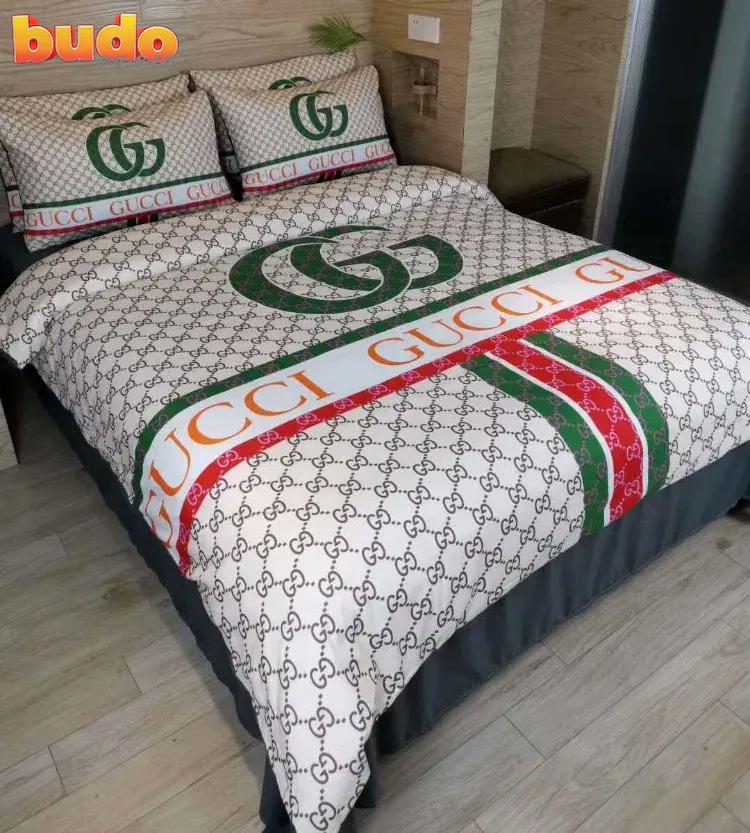 Gucci gc luxury fashion brand bedding set bedspread duvet cover set