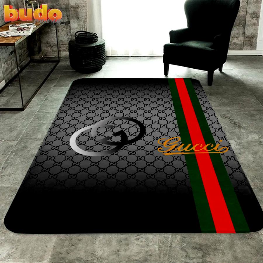 
                gucci grey luxury fashion luxury brand premium rug carpet home decor
            