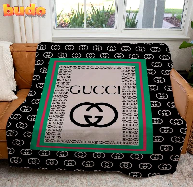 Gucci new luxury brand premium blanket fleece home decor