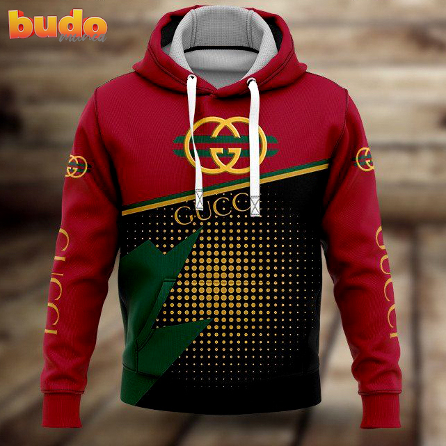Gucci red green fashion luxury brand hoodie for men women