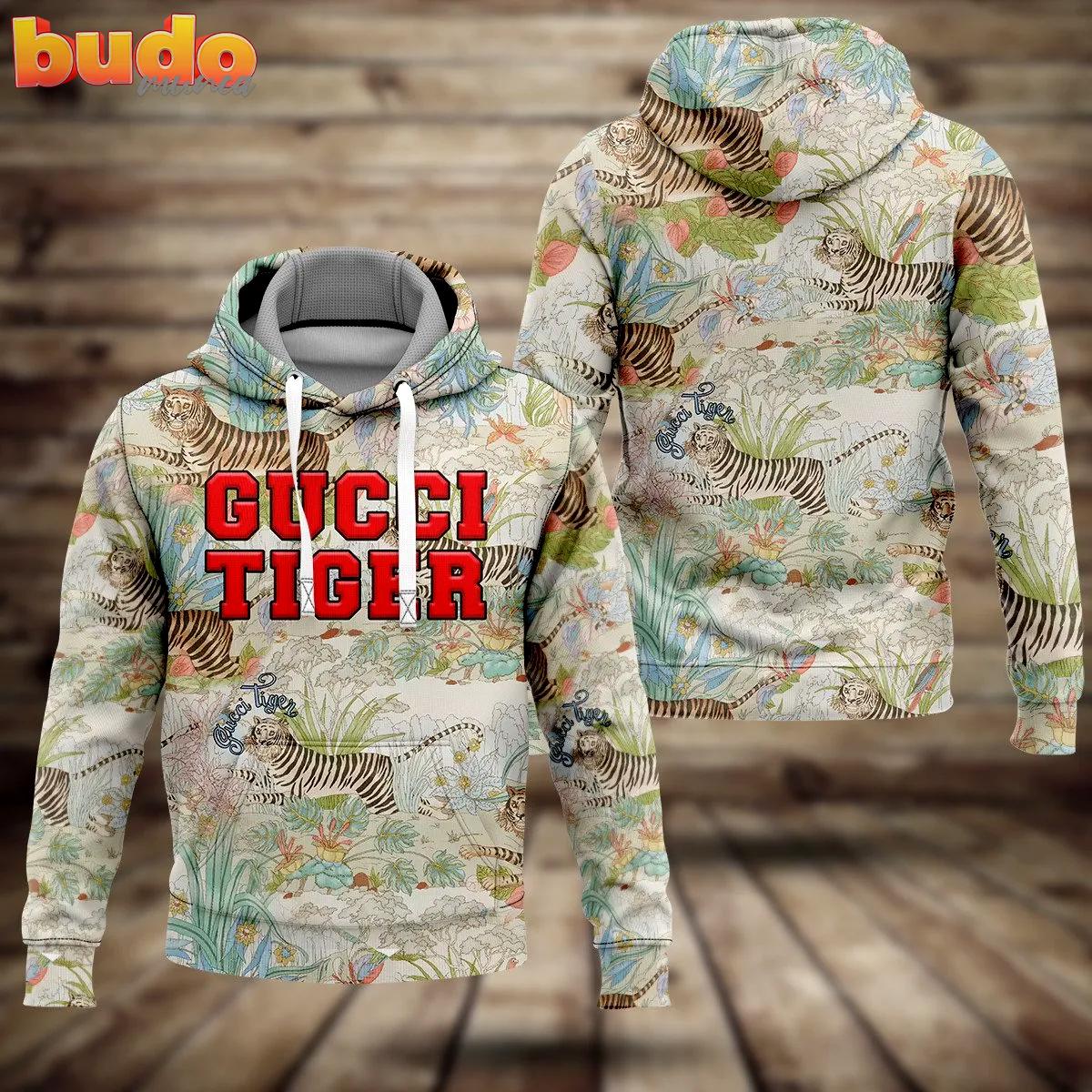 Gucci tiger hoodie luxury brand clothing clothes outfit for men