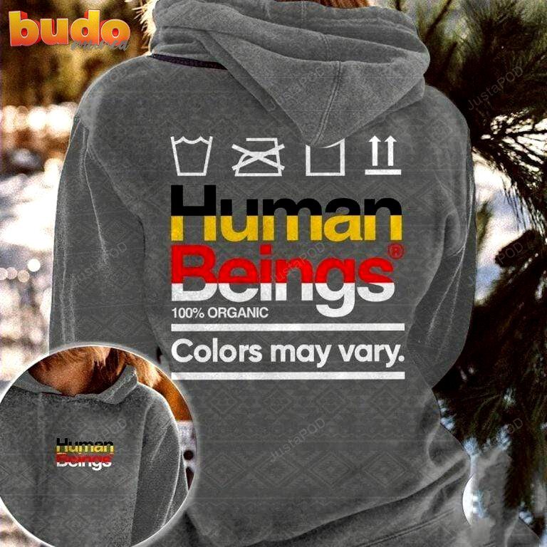 Human being colors may vary 3d all print hoodie, zip- up hoodie