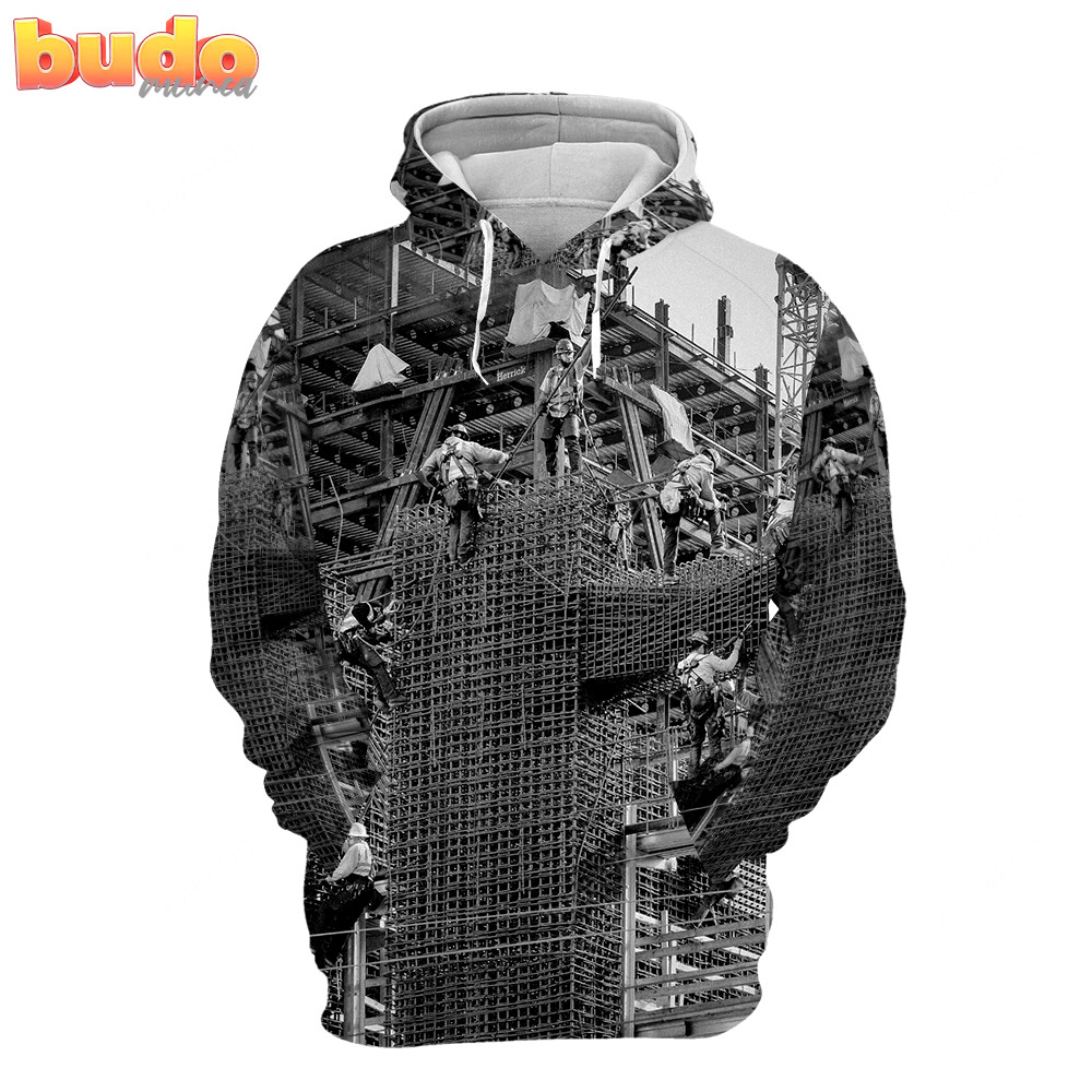 Ironworkers 3d all over print hoodie, or zip-up hoodie