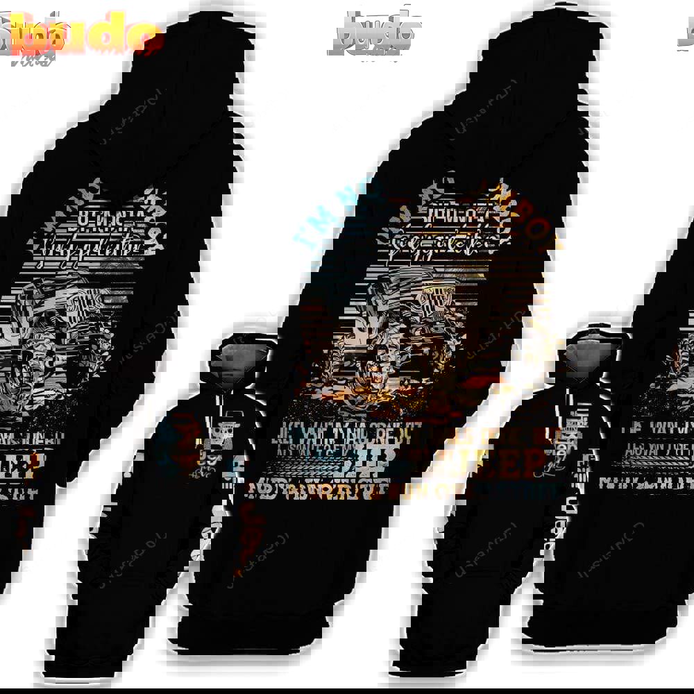 Jeep i’m not a tomboy 3d all print hoodie, zip- up hoodie