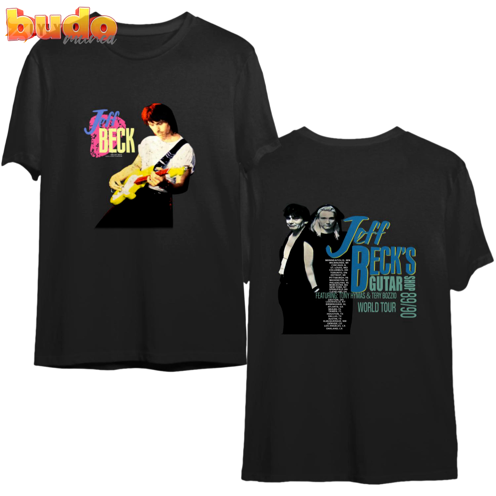 Jeff beck guitar shop tour t-shirt