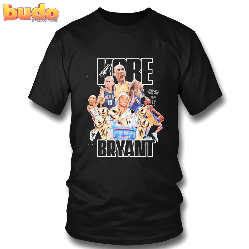 Kobe bryant usa signature t-shirt