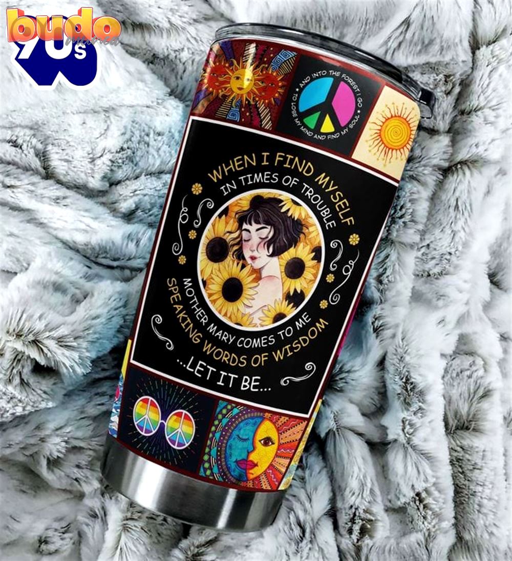 Let it be hippie tumbler