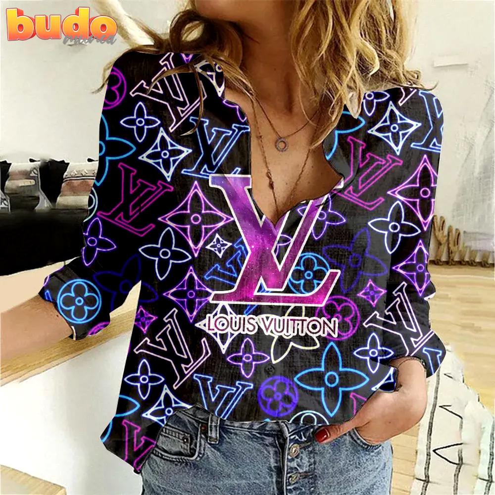 Limited edition louis vuitton women linen tshirt luxury