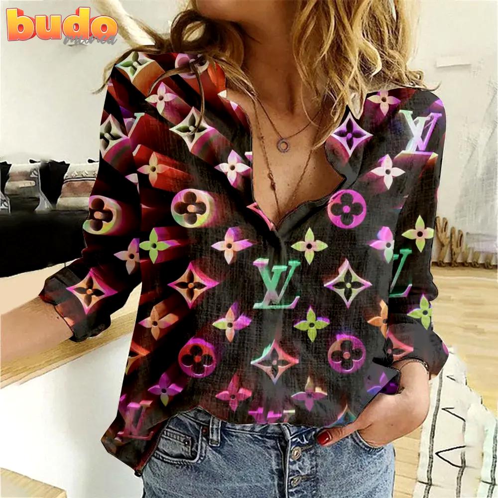 Limited edition louis vuitton women linen tshirt luxury