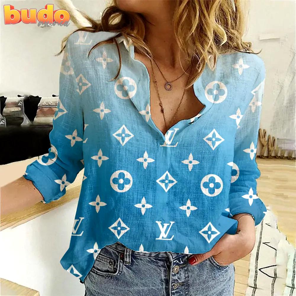 Limited edition louis vuitton women linen tshirt luxury