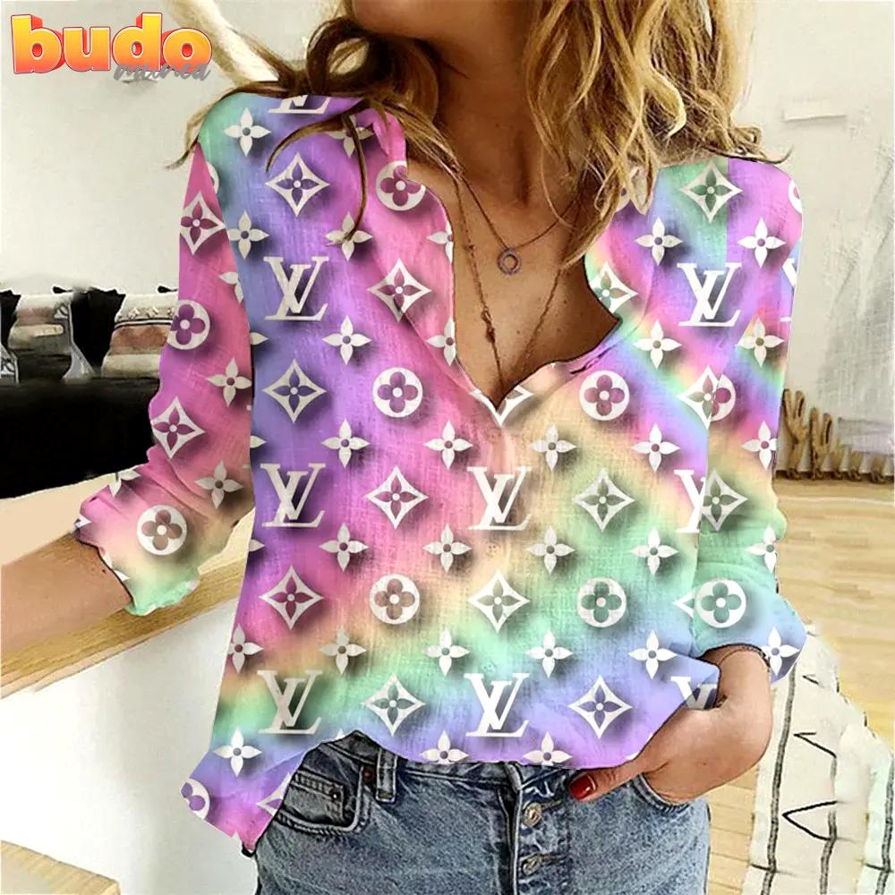 Limited edition louis vuitton women linen tshirt luxury