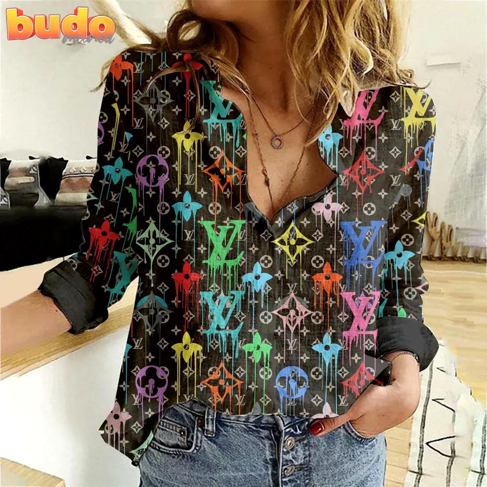 Limited edition louis vuitton women linen tshirt luxury